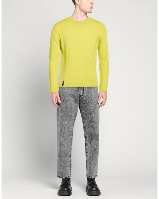 DISTRETTO 12 Yellow Sweaters for men