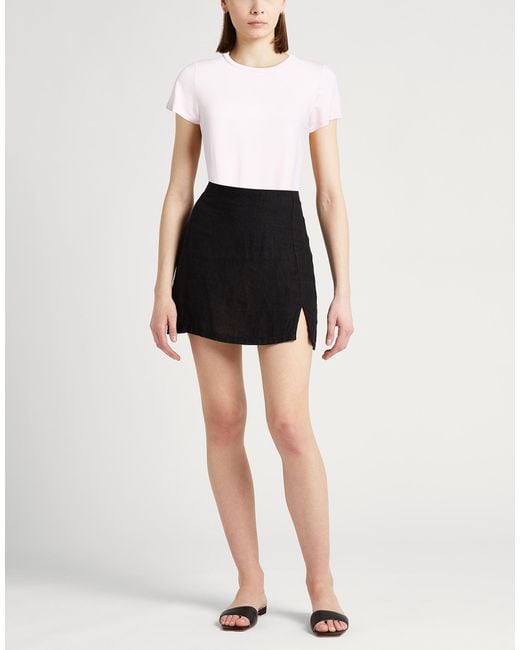 Majestic Filatures Pink T-Shirt Viscose, Elastane