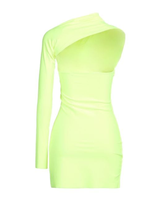 1017 ALYX 9SM Yellow Lime Mini Dress Polyamide, Elastane