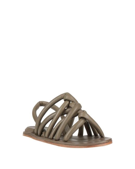 Officine Creative White Sandals Leather