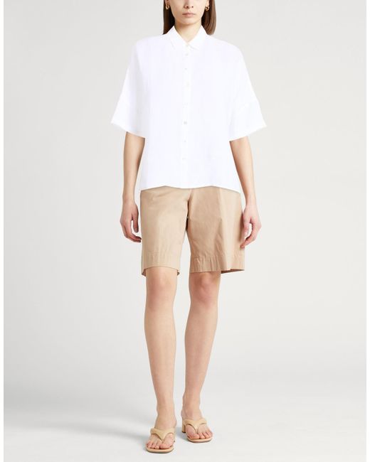120% Lino White Shirt Linen