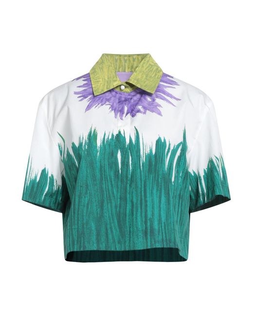 Weekend by Maxmara Green A Weekend With Ashley Park Shirt Cotton