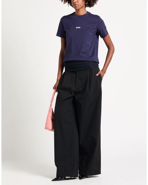 DARKPARK Blue Pants Cotton, Polyester, Polyamide, Elastane