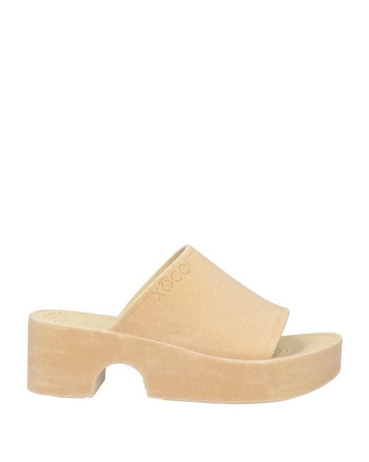 XOCOI Natural Sandals
