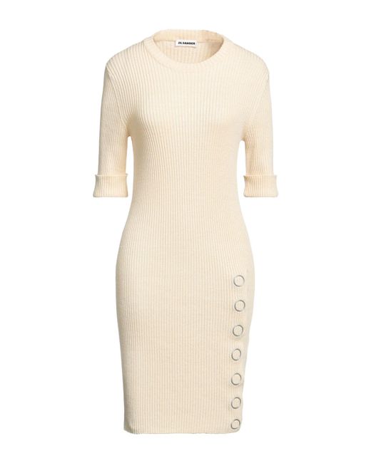 Jil Sander Natural Mini Dress