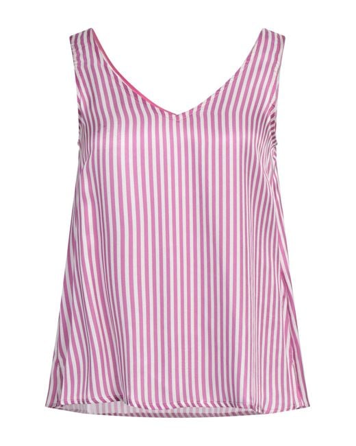 Shirtaporter Pink Top Viscose, Silk