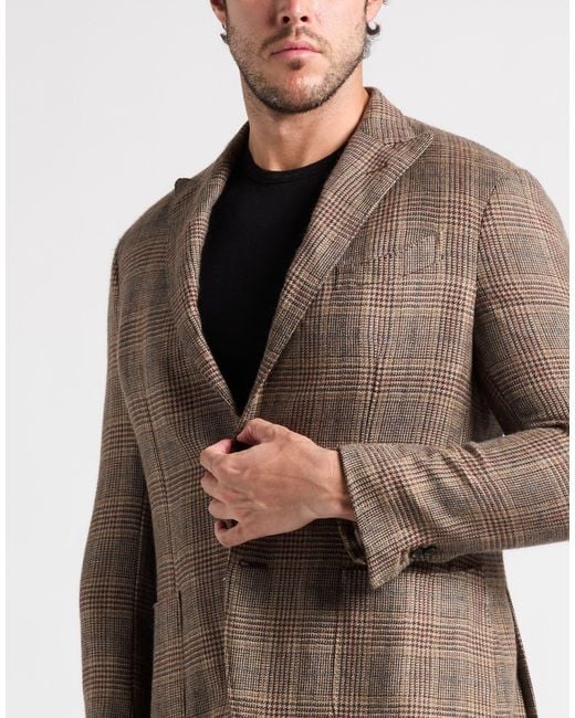 Corneliani Brown Blazer Cashmere for men