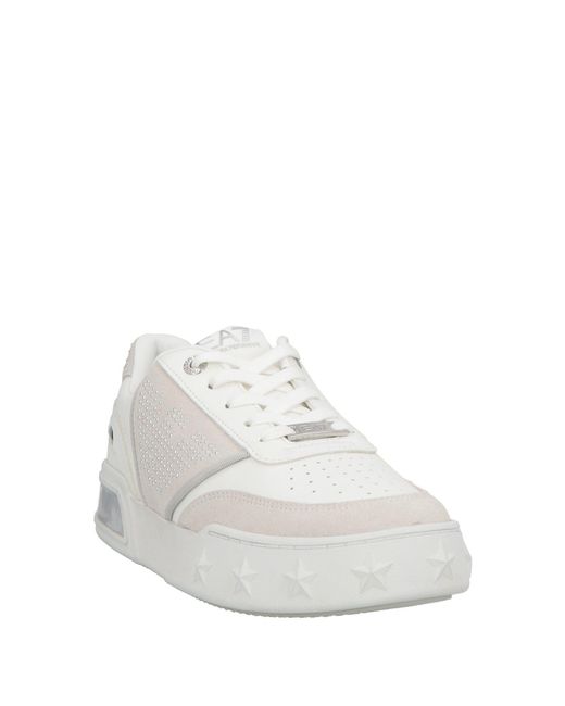EA7 White Sneakers Leather