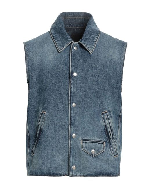 Givenchy Blue Denim Vest for men