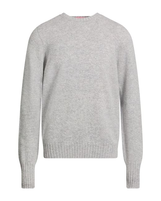 Drumohr Gray Sweater for men