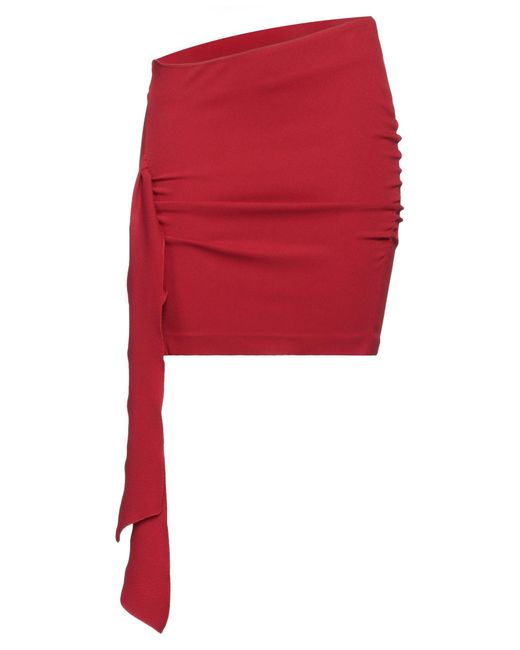 Blumarine Red Mini Skirt