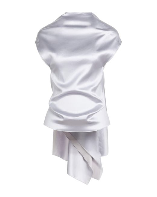 Sportmax White Top Acetate, Polyamide, Elastane