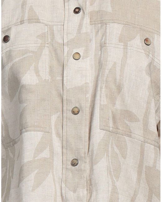 Camisa Brunello Cucinelli de color Natural