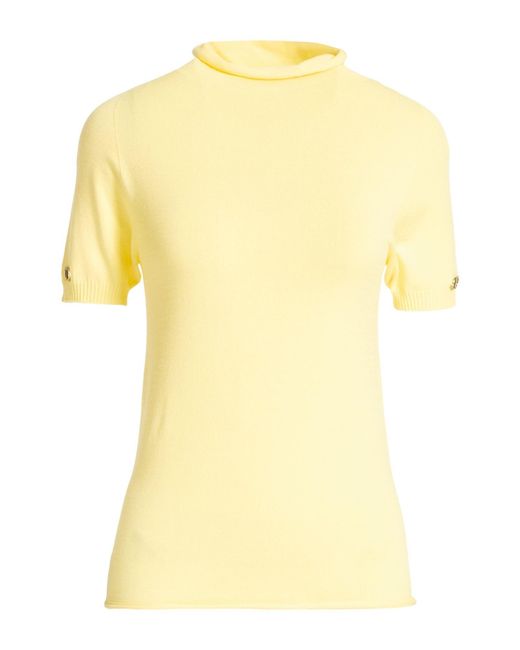 Twinset Yellow Sweater Viscose, Polyester