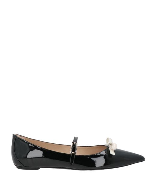 Stuart Weitzman Black Ballet Flats
