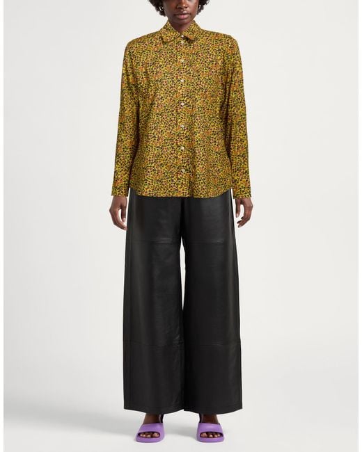 Ines De La Fressange Paris Green Shirt Cotton