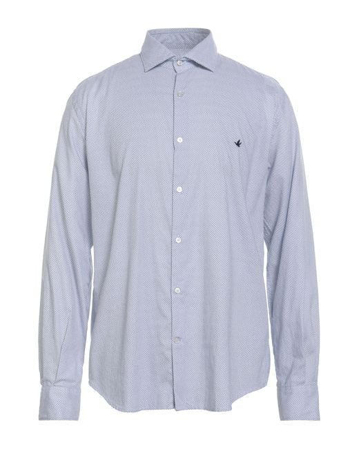 Brooksfield Blue Shirt for men