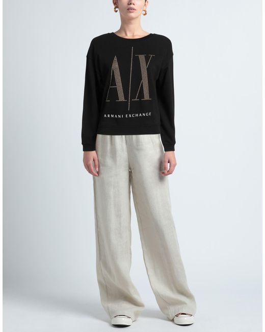 ARMANI EXCHANGE Black Sweatshirt