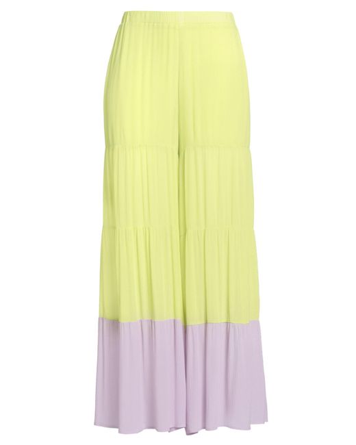 SFIZIO STUDIO Yellow Light Pants Viscose