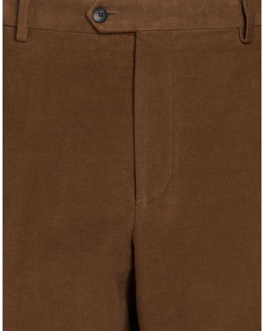 Lardini Brown Pants Cotton, Elastane for men