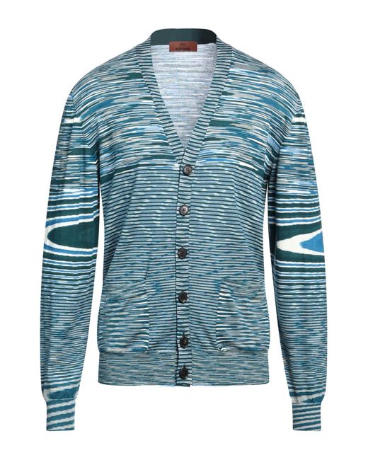 Missoni Blue Cardigan for men