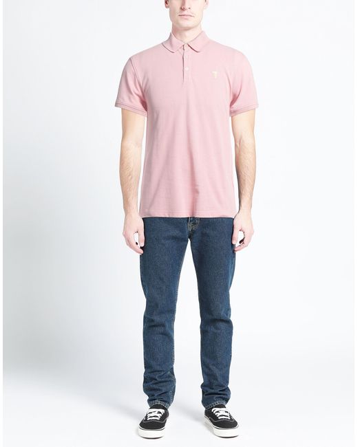 Trussardi Pink Polo Shirt for men
