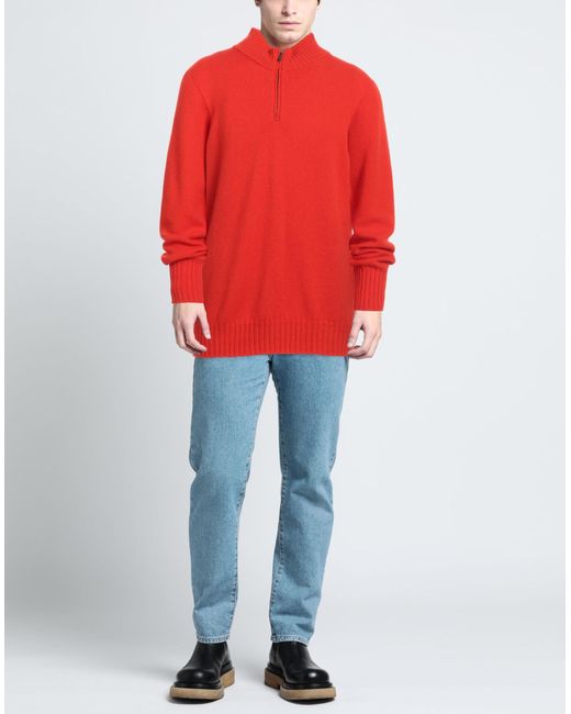 Drumohr Red Turtleneck for men