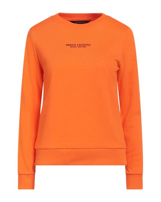 Armani Exchange Orange Sweatshirt