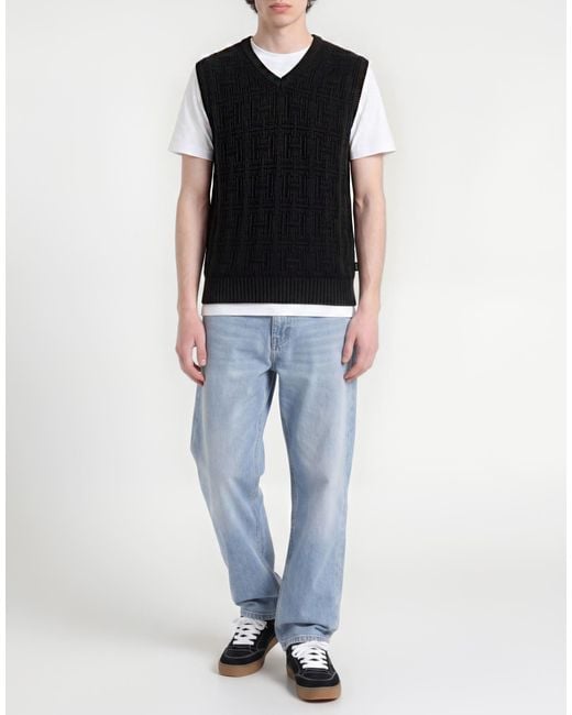 Huf Black Jumper for men