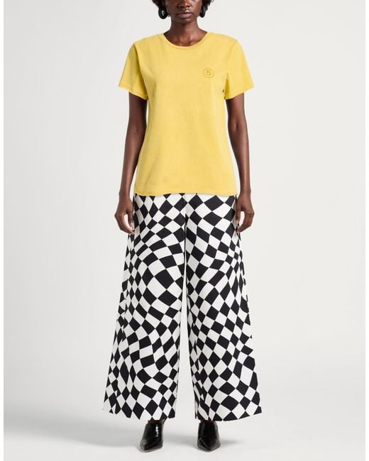 Department 5 Yellow T-Shirt Cotton
