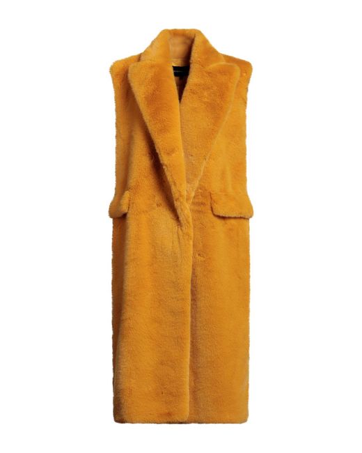 BCBGMAXAZRIA Orange Shearling & Teddy