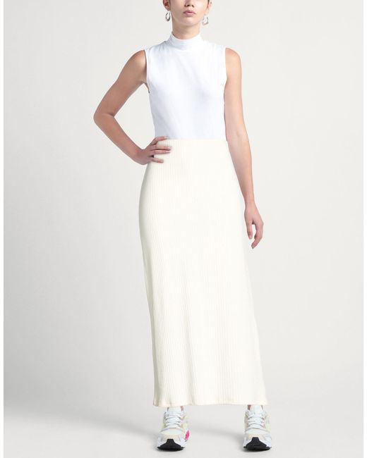 WEILI ZHENG White Maxi Skirt