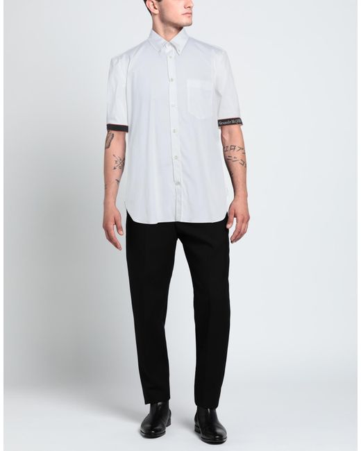 McQueen White Shirt for men