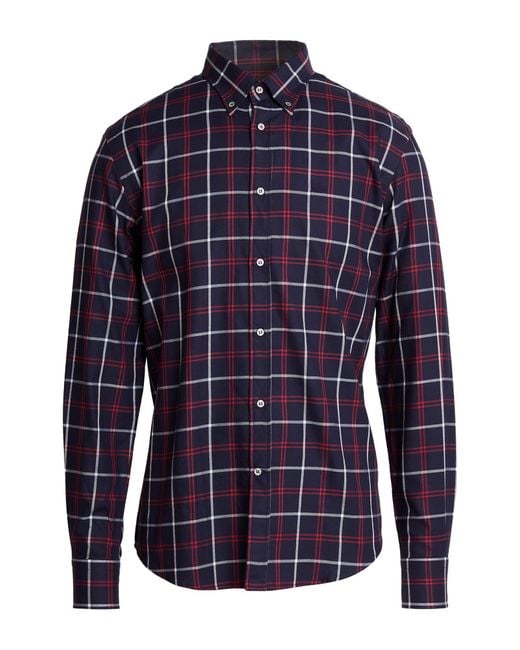 Paul & Shark Blue Dark Shirt Cotton for men