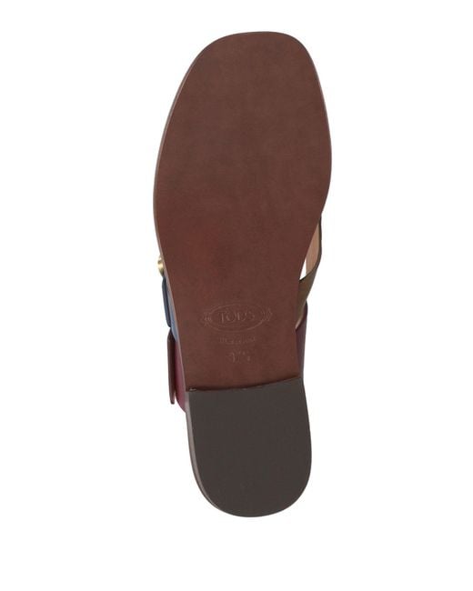 Tod's Red Thong Sandals