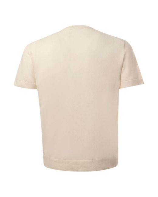 T-shirt di Zanone in White da Uomo