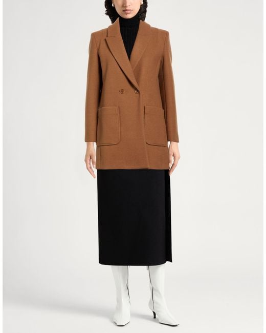 Patrizia Pepe Brown Coat