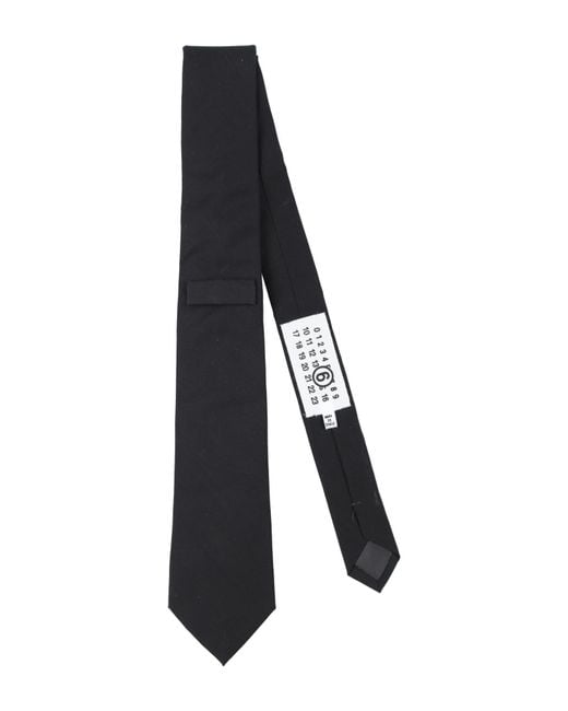 MM6 by Maison Margiela Black Ties & Bow Ties for men