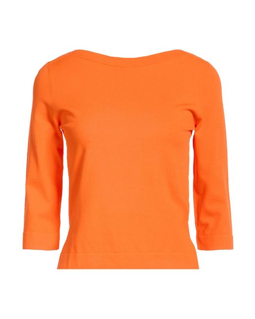 Roberto Collina Orange Sweater Viscose, Polyester