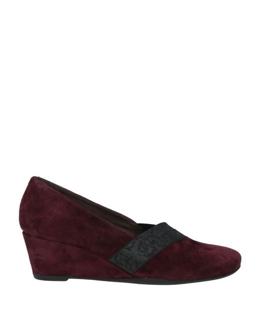 Stonefly Purple Pumps Leather