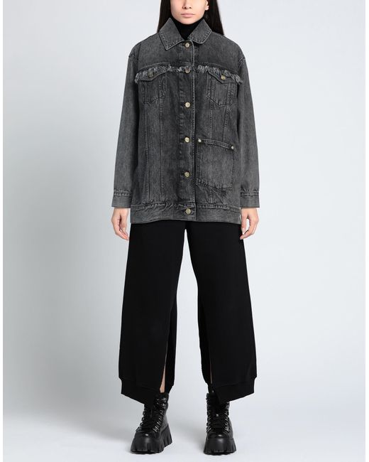 Ganni Black Denim Outerwear