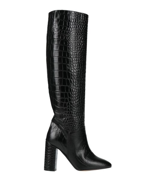 MyChalom Black Boot Leather