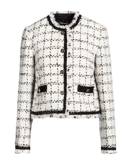 Karl Lagerfeld White Jackets