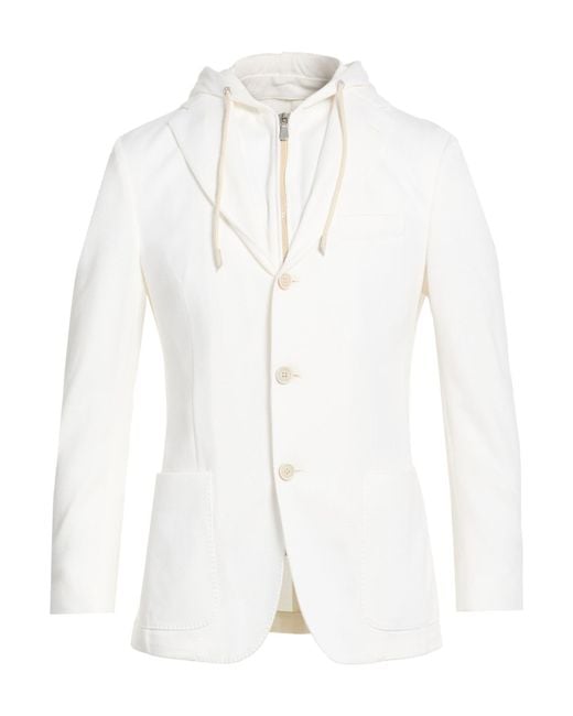 Eleventy White Blazers for men