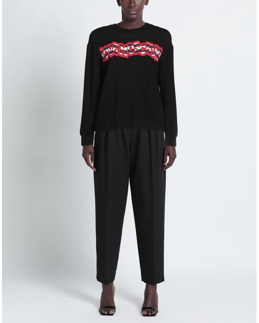 Pullover Love Moschino de color Black