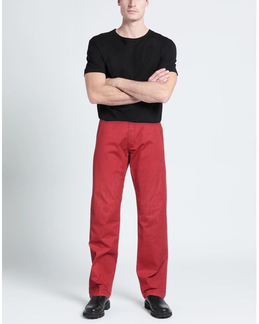 Napapijri Red Pants for men