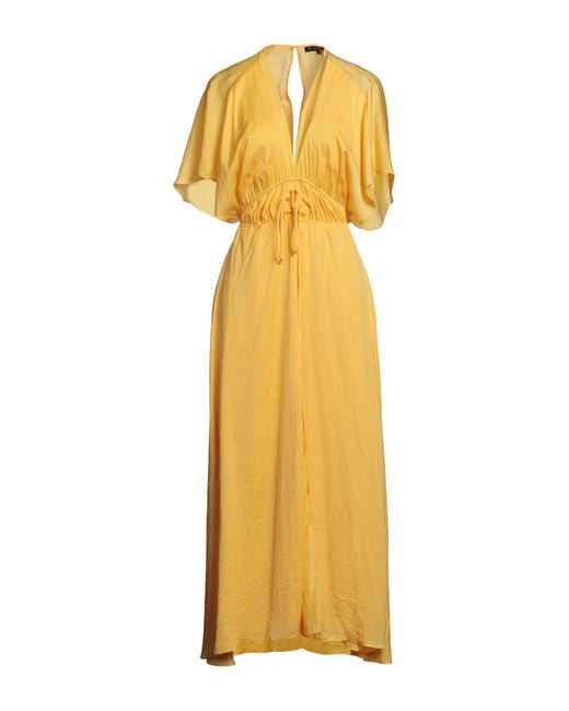 Maje Yellow Maxi Dress