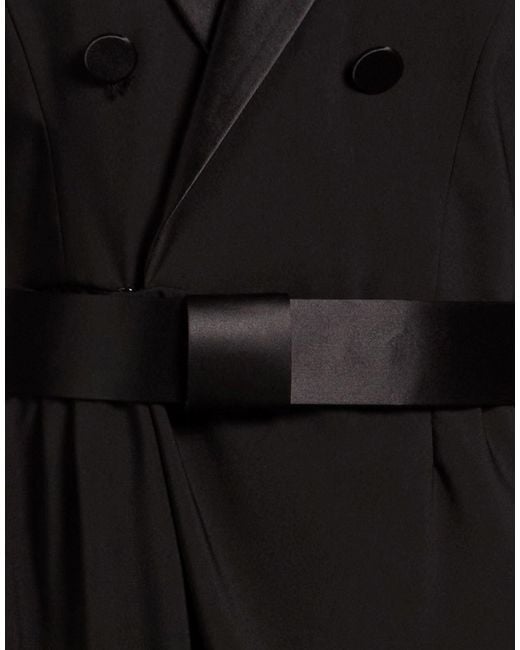 DSquared² Black Mini Dress Polyester, Elastane