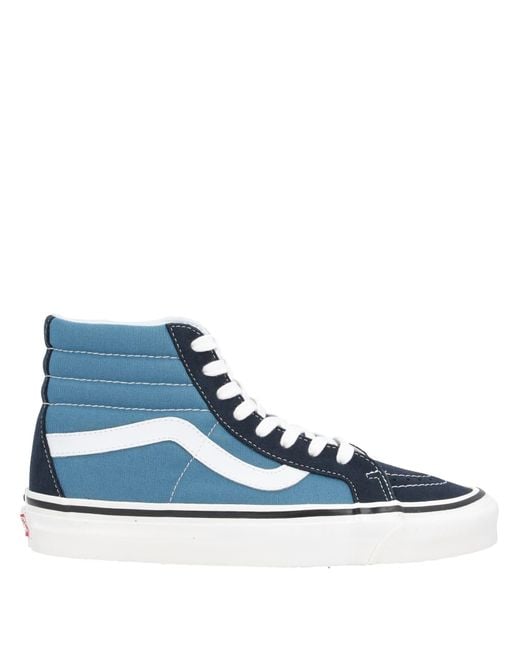vans blue high