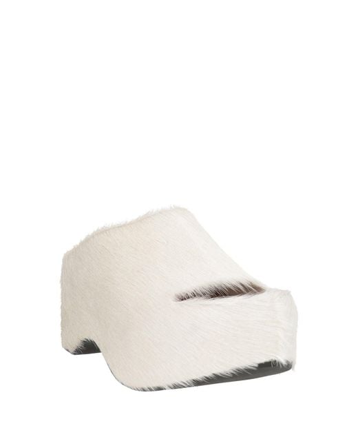 Marni Natural Mules & Clogs Leather